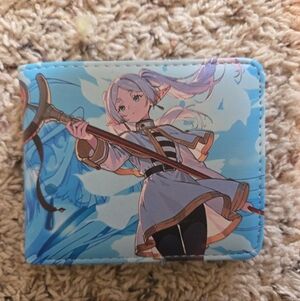 New frieren beyond journeys end anime manga leather wallet